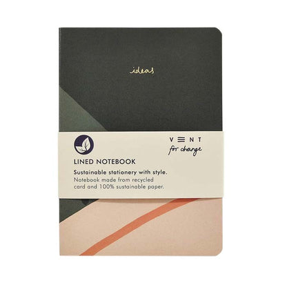 A5 Lined Notebook / Plain Sketchbook Recycled Paper