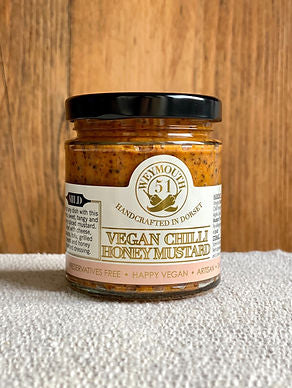 Vegan Chilli Honey Mustard - Mild by Weymouth 51, Dorset artistan purveyor of all things chilli