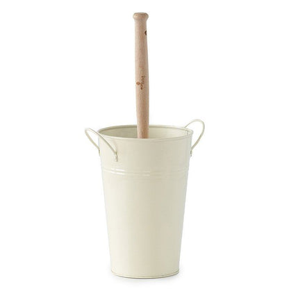 Eco Living Plastic Free Toilet Brush Holder Set