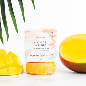 Soul & Soap Tropical Mango Shampoo Bar - SW Coast Refills