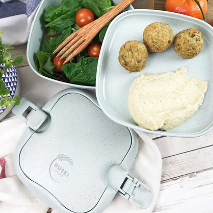 Huski Rice Husk Lunch Box with Carry Handles