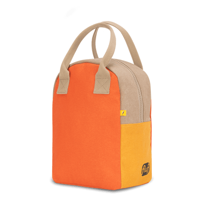 Fluf Block Poppy Mango Lunch Bag