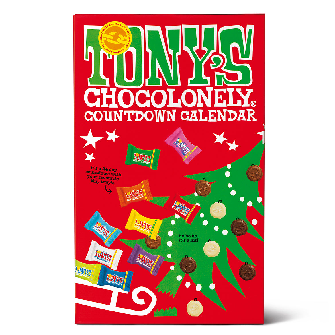Tony's Chocolonely Countdown Calendar - chocolate advent calendar 