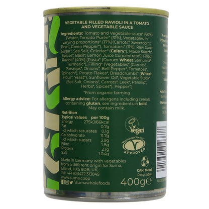Suma Ravioli with Vegetable Sauce - 400g