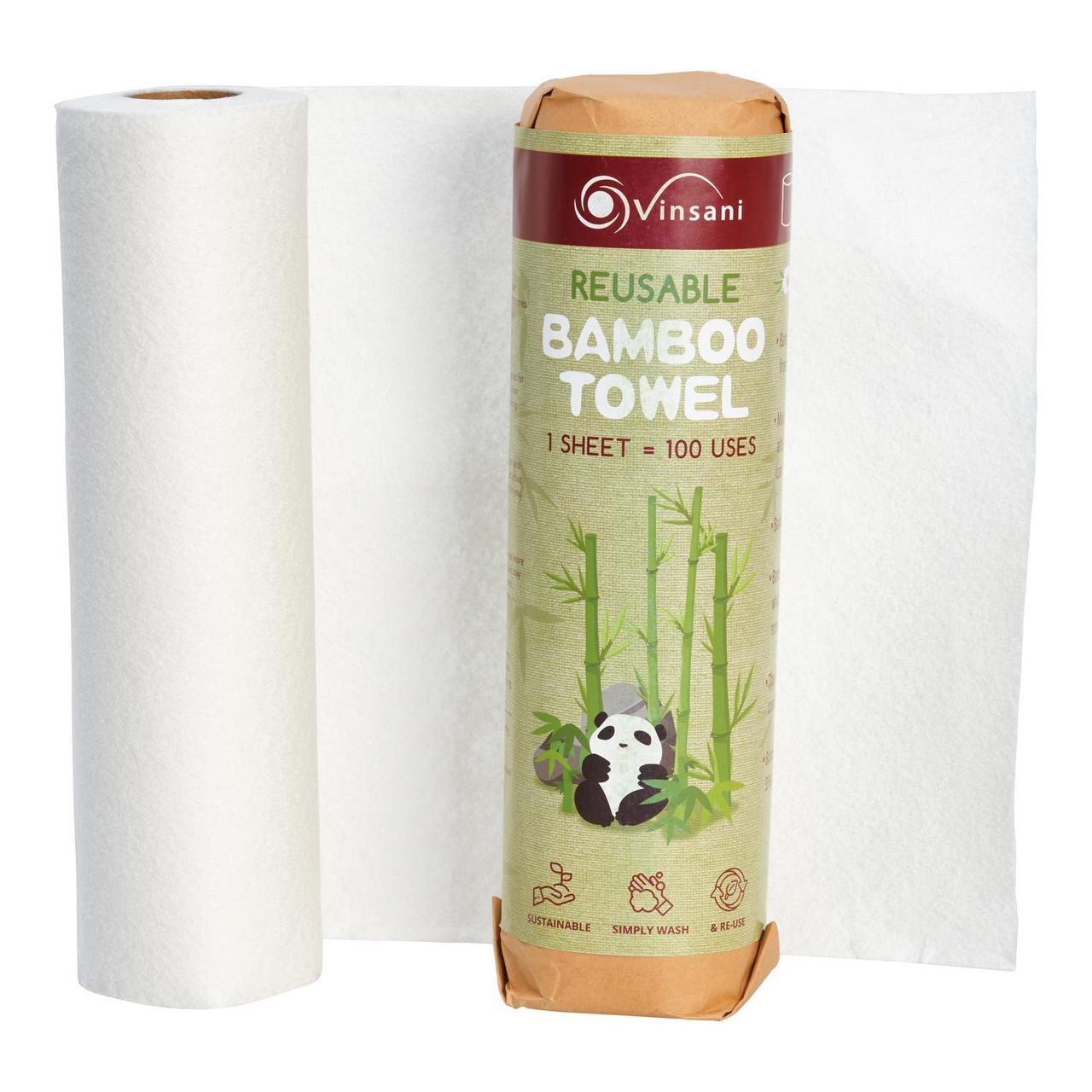 Vinsani Reusable Bamboo Kitchen Towel – SW Coast Refills
