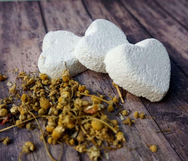 Chamomile Bath Bombs | Natural Bath Bomb Trio Gift Set - The Natural Spa | Soaps & Bathtime | SW Coast Refills