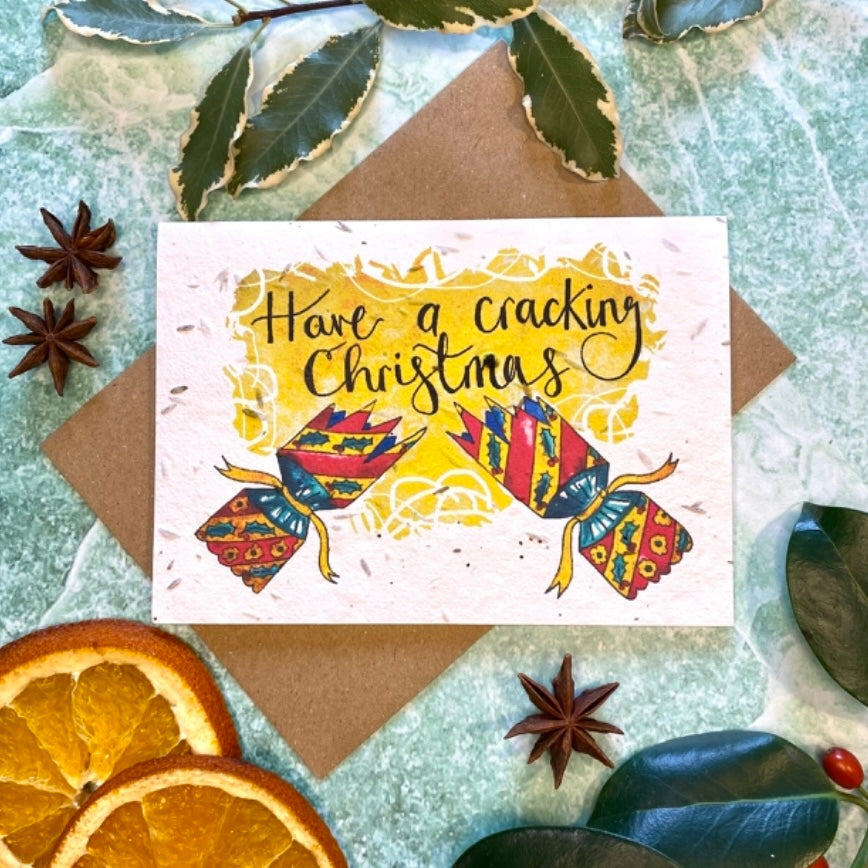 Cracking Christmas Plantable Christmas Card