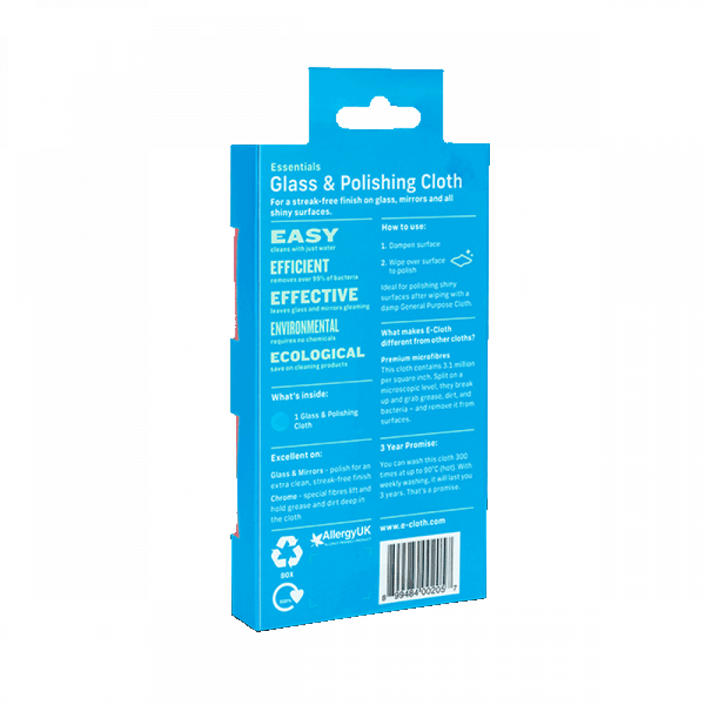 E-Cloth Glass & Polishing Cloth - Windows & Shiny Surfaces