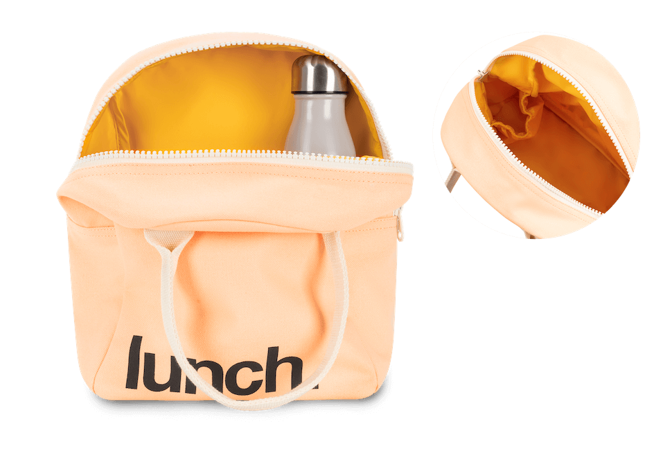 Fluf Peach Lunch Bag