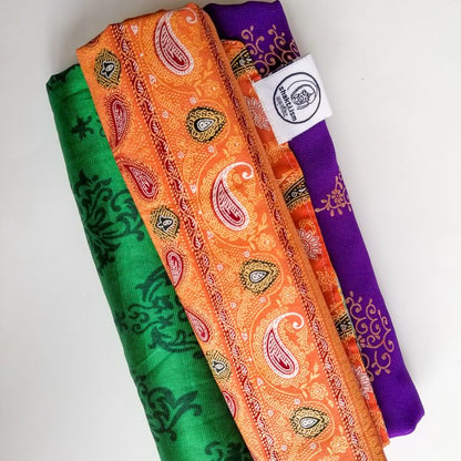 Upcycled Sari Gift Wrap - Double Sided XL