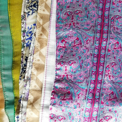 Upcycled Sari Gift Wrap - Double Sided XL