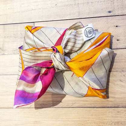 Upcycled Sari Gift Wrap - Double Sided XL