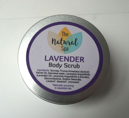 Lavender Body Scrub Plastic Free by The Natural Spa Co. | Soaps & Bathtime | SW Coast Refills