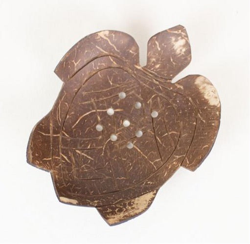 Coconut Shell Soap Dish - Turtle