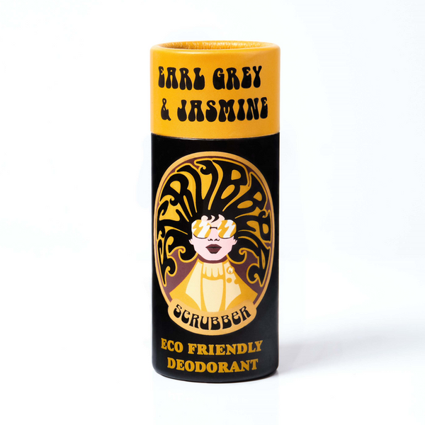 Scrubber Plastic Free + Vegan Deodorant - Earl Grey & Jasmine