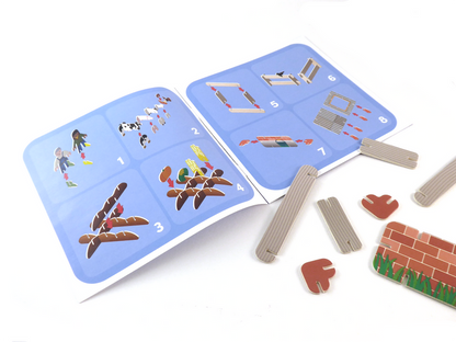 Farmyard Eco-Friendly Pop-Out Playset