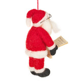 Handmade Felt Santa Christmas Decoration