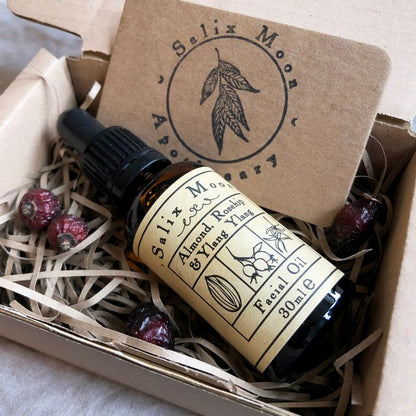 Salix Moon Facial Oil for Dry & Mature Skin - Almond, Rosehip & Ylang Ylang