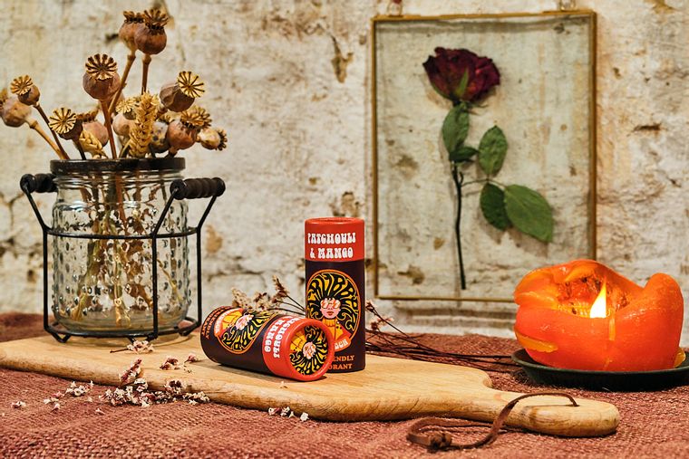 Scrubber Plastic Free + Vegan Deodorant - Patchouli & Mango