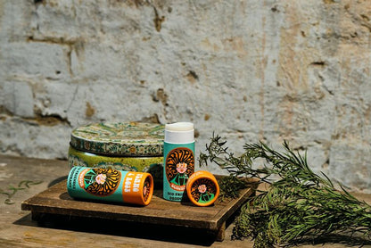 Scrubber Plastic Free + Vegan Deodorant - Ylang & Rose