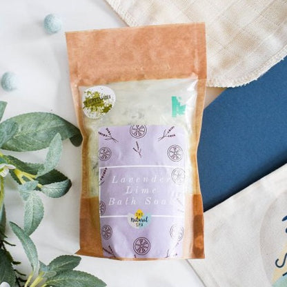 Lavender Lime Bath Soak - The Natural Spa