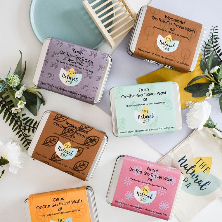 Zero Waste Travel Wash Kit - Vegan & Plastic Free | SW Coast Refills