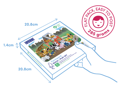 Farmyard Eco-Friendly Pop-Out Playset