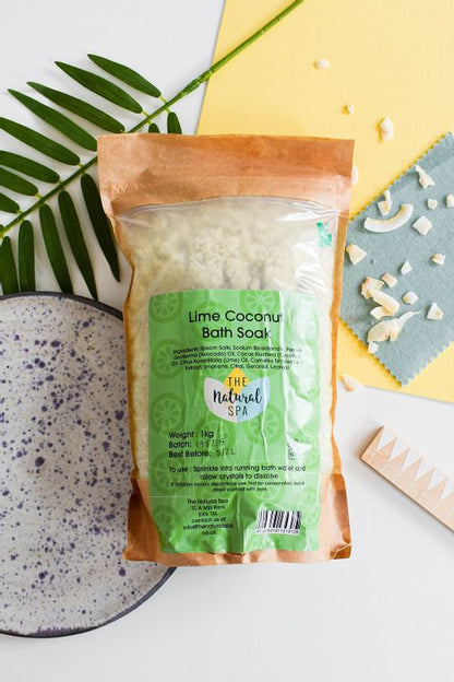 Lime and Coconut Bath Soak - Vegan