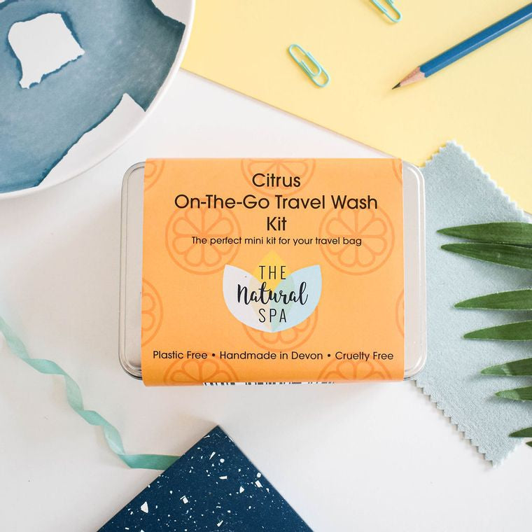 Zero Waste Travel Wash Kit - Vegan & Plastic Free